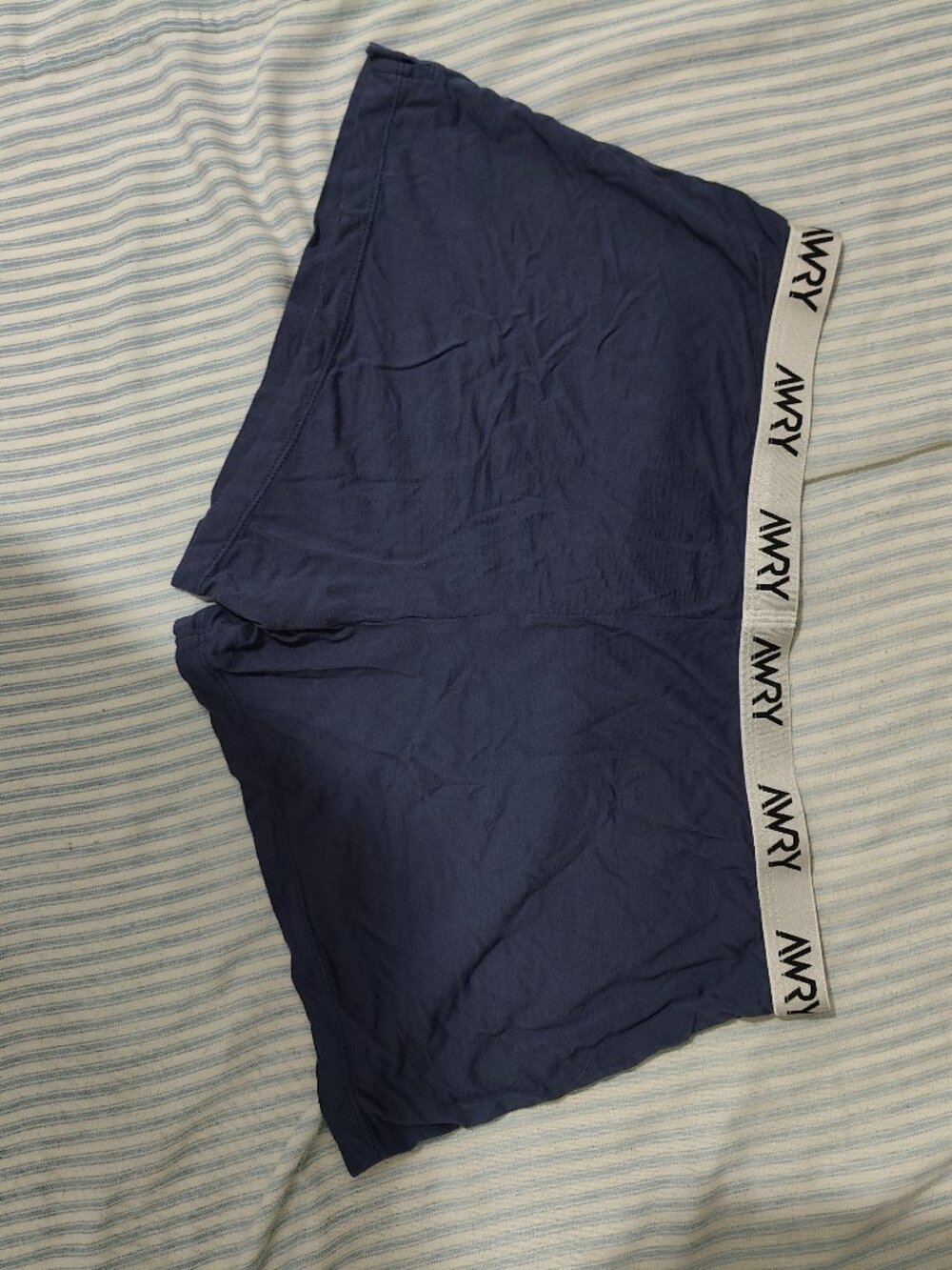 Awry SIGNATURE Boxers - Ivory - Stone Blue